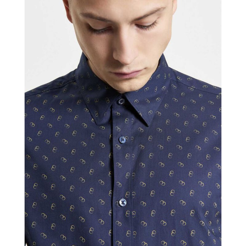 Ben Sherman Stipple Print Shirt image number 2